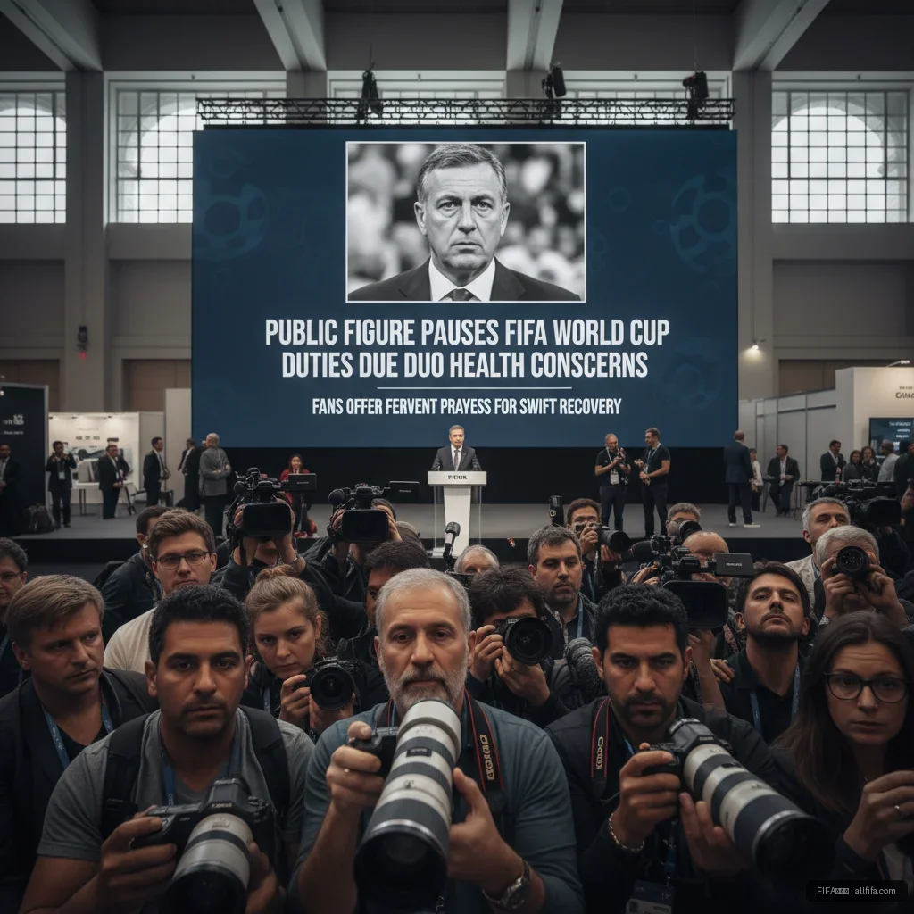 知名公众人物因健康问题暂停 FIFA世界杯赛程 工作，粉丝热切祈愿早日康复